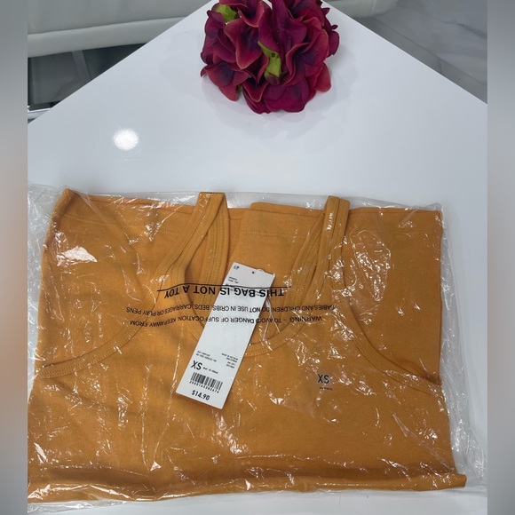 Womens GAP Tank Top XS Yellow + Dark Green (check description) - Picture 8 of 11